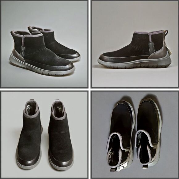 Cole Haan Women's Generation Zerogrand Black Suede Ankle Boots - Picture 6 of 16